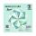 Ursus 41256103 Indian Colours Aqua, mit 10 Naturpapier und 5 Blatt Tonzeichenpapier, einseitig Bedruckt, mit Metall-Effekt und Glitter veredelt