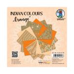 Ursus 41256105 Indian Colours Orange, mit 10 Naturpapier...