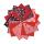 Ursus 41256106 Indian Colours Red, mit 10 Naturpapier und 5 Blatt Tonzeichenpapier, einseitig Bedruckt, mit Metall-Effekt und Glitter veredelt