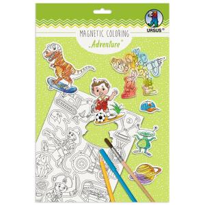 Ursus MAGNETIC COLORING "ADVENTURE"A4,2BLATT