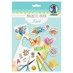Ursus MAGNETIC PAPER A5,2BLATT,JE 0,5MM STARK