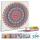Ursus 43520004F - Diamond Painting Mandala Set 4, Bastelset mit Steinchen in gelb, lila und pink, 1 Leinwand 30 x 30 x 1,5 cm