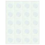 Ursus 44060000 Doppelseitige Klebepunkte, Durchmesser ca. 13 mm, 100 Stück, transparent, permanent klebend, ideal für unsichtbare, dauerhafte Verbindungen