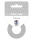 Ursus 59060003F Glitter Tape, Rolle 15 mm x 5 m, silber