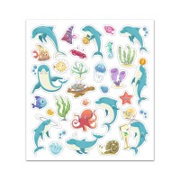 Ursus 59540003F - Glitzer-Sticker Fun III, 4...