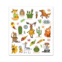 Ursus 59540004F - Glitzer-Sticker Fun IV, 4...