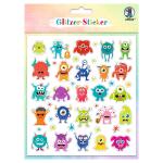 Ursus 59540005F - Glitzer-Sticker Fun V, 4...