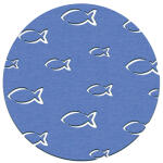 Ursus SILHOUETTENKARTON 300G.23x33CM,FISCHE DUNKELBLAU