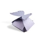 Ursus 61600002 Handgeschöpftes Naturpapier Noblesse Viola, 8 Blatt in 4 verschiedenen Motiven, ca. 23 x 33 cm, 200 g/qm, geprägt, mit Metall-Effekt, ideal als Grundlage für vielfältige Bastelarbeiten