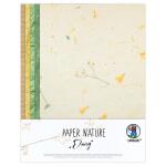 Ursus 61620002 - Naturpapiere Daisy, 10 Blatt, 23 x 33...