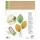 Ursus 61620002 - Naturpapiere Daisy, 10 Blatt, 23 x 33 cm, mit Graspapier und Strohseide, für kreative Bastelarbeiten
