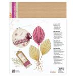 Ursus 61620004 - Naturpapiere Bud, 10 Blatt, 23 x 33 cm,...