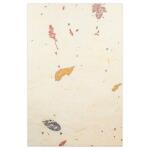 Ursus 61620005 - Naturpapiere Leaves, 10 Blatt, 23 x 33 cm, mit Graspapier und Strohseide, für kreative Bastelarbeiten