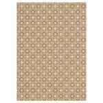 Ursus 61964699F Kraftkarton Design Mix, DIN A4, 10 Blatt in verschiedenen Motiven, 250g/qm, einseitig Bedruckt, Basteln und Gestalten von Karten, Umschlägen, Etiketten, Anhänger, braun/weiß