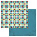 Ursus 71800099 - Design-Papier "Retro", Mix mit 50 Blatt beidseitig bedrucktem Motiv-Papier, 190 g/m², 30,5 x 30,5 cm, Vorder- und Rückseite jeweils unterschiedlich bedruckt