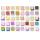 Ursus GLITTER DESIGNPAPIER"FLOWERS"190G.30,5X30,5CM 40BL