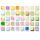 Ursus 71860099 - Glitter Design-Papier "Fun", Mix mit 40 Blatt beidseitig bedrucktem Motiv-Papier, 190 g/m², 30,5 x 30,5 cm, Vorder- und Rückseite jeweils unterschiedlich bedruckt