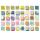 Ursus 71880099 - Glitter Design-Papier "Kids", Mix mit 40 Blatt beidseitig bedrucktem Motiv-Papier, 190 g/m², 30,5 x 30,5 cm, Vorder- und Rückseite jeweils unterschiedlich bedruckt