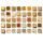 Ursus 71890099 - Glitter Design-Papier "Autumn", Mix mit 40 Blatt beidseitig bedrucktem Motiv-Papier, 190 g/m², 30,5 x 30,5 cm, Vorder- und Rückseite jeweils unterschiedlich bedruckt