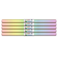Transparentpapier"Regenbogen Pastell", 50 x 61 cm