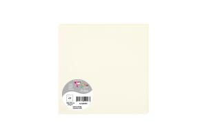 Clairefontaine Clairefontaine 56090C Karten mit 25 Karten, 160 x 160 cm, Naturweiß, 210 g