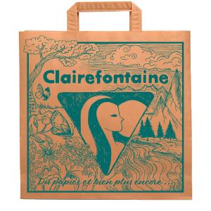 Clairefontaine Tasche CLFT Kraft quer 35x14x34