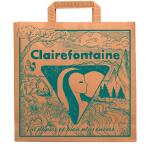 Clairefontaine Tasche CLFT Kraft quer 35x14x34