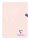 Clairefontaine Clairefontaine Mimesys PASTEL 308166C Notizheft, A4, 21 x 29,7 cm, 96 linierte Seiten, Weiß, 90 g, Deckel aus blickdichtem Polypropylen, Farbe wird zufällig ausgewählt