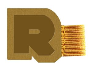Rhodia Rhodiarama Stiftehalter 4x3 gold