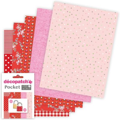 Clairefontaine Décopatch DP028C - Packung Déco Pocket No.28, für alle Oberflächen, 1 Pack