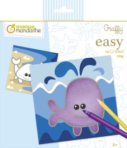 Clairefontaine Avenue Mandarine - Ausmalen, GY130C, Mehrfarbig