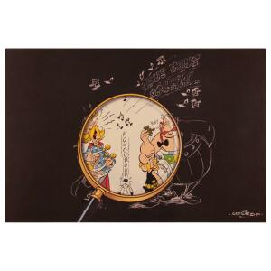 Clairefontaine Ast4 Lupe Schreibunterlage 60x40 sw