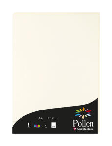 Pollen A4 naturweiß 120g per 50