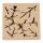 Clairefontaine Décopatch BT075C - Schachtel aus Pappmaché, Pflanze quadratisch 17x17x3cm, ideal für die Deko zu Hause, 1 Stück