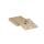 Clairefontaine Décopatch BT075C - Schachtel aus Pappmaché, Pflanze quadratisch 17x17x3cm, ideal für die Deko zu Hause, 1 Stück