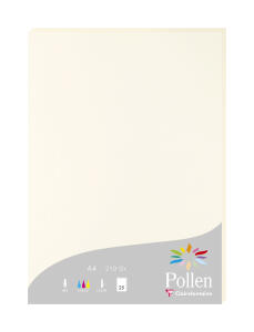 Pollen A4 naturweiß 210g per 25