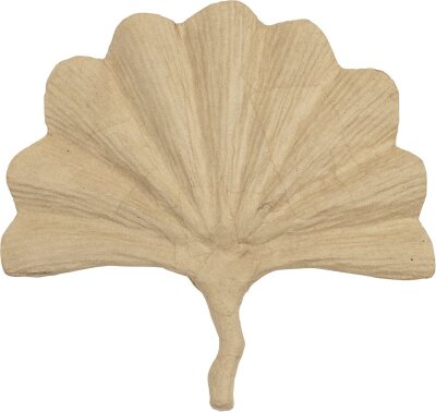 Clairefontaine Décopatch AC894C - Träger aus Pappmaché, Gingkoblatt 32x1,5x31cm, 1 Stück