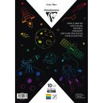 Clairefontaine Kratzbild 10Bl A4 300g Regenbogen