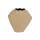 Clairefontaine Décopatch HD072C - Vase aus Pappmaché, Muschel, 17x8,5x15 cm, ideal für die Deko zu Hause, 1 Stück
