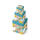 Clairefontaine Clairefontaine K-30729-BXC – Bulles, Set mit 3 quadratischen Behältern