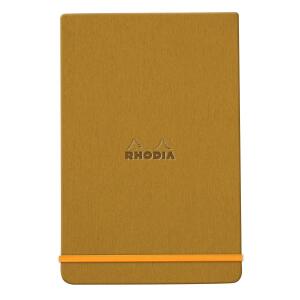 Rhodia Webnotepad 9x14 96Bl lin gold