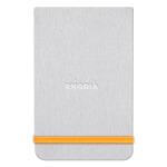 Rhodia Webnotepad 9x14 96Bl lin silber