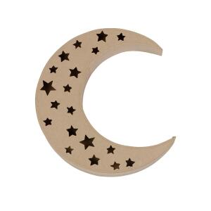 Clairefontaine Décopatch HD078C - Großer Mond aus Pappmaché, zum Aufhängen 34x5x35cm, 1 Stück