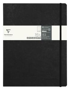 Clairefontaine Clairefontaine My.Essential 794431C Notizbuch B5, 192 Seiten, nummerierte Seiten, elfenbeinfarben, 90 g, Einband aus Leder