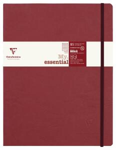 Clairefontaine AgeBag NH 19x25 96Bl lin elfenb rot