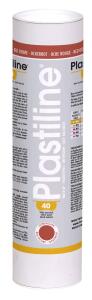Herbin Plastiline 1340T - Tube de Plastiline Modelliermasse, sehr präzise, Modeler, Sculpter, Formen, Härtegrad 40 sehr weich, 1 kg, Rot