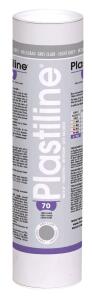 Herbin Plastiline 1670T - Tube de Plastiline Modelliermasse, sehr präzise, Modeler, Sculpter, Formen, Härtegrad 70 sehr h, 1 kg, Hellgrau, hergestellt in Frankreich