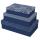 Clairefontaine Clairefontaine K-30747-BXC - Men in Blue, Set mit 3 rechteckigen Behältern
