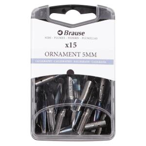 Brause Box 15 Federn ORNAMENT 5MM