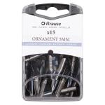 Brause Box 15 Federn ORNAMENT 5MM
